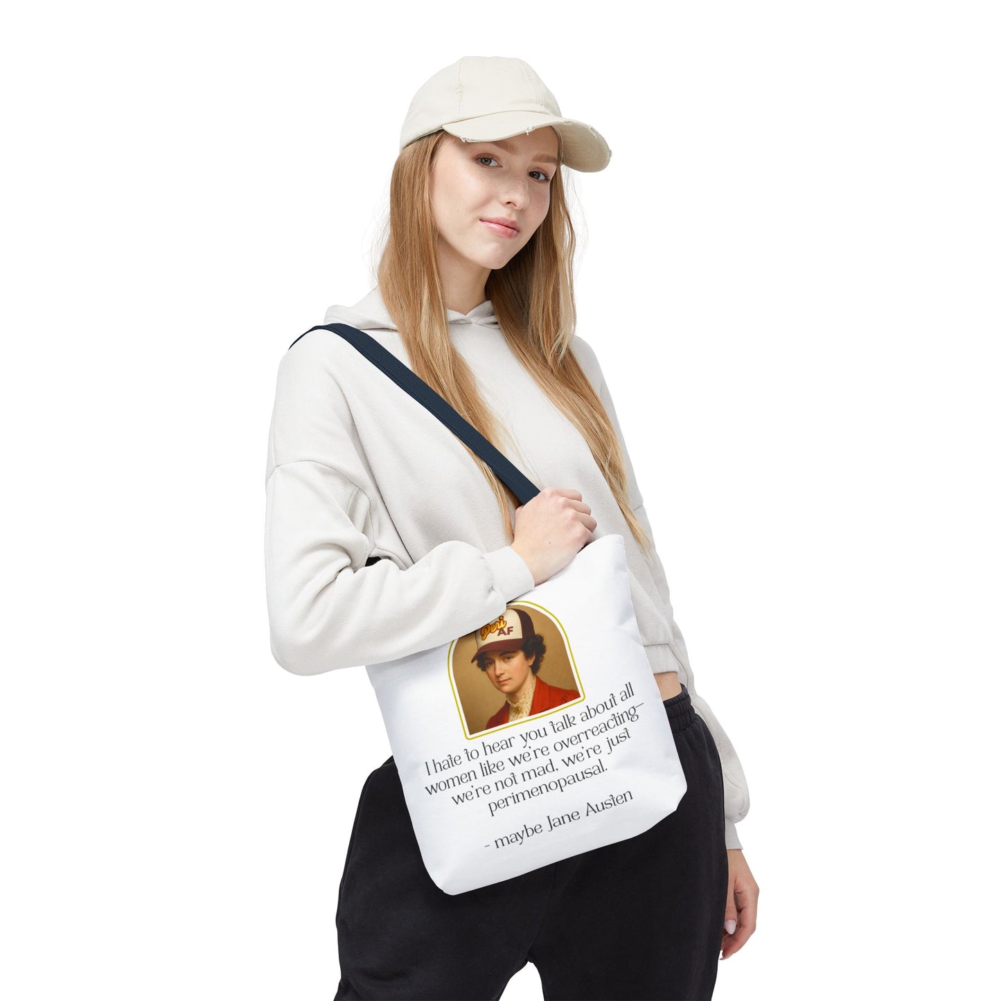 Sassy Tote Bag - 'Perimenopausal' Design for Strong Women