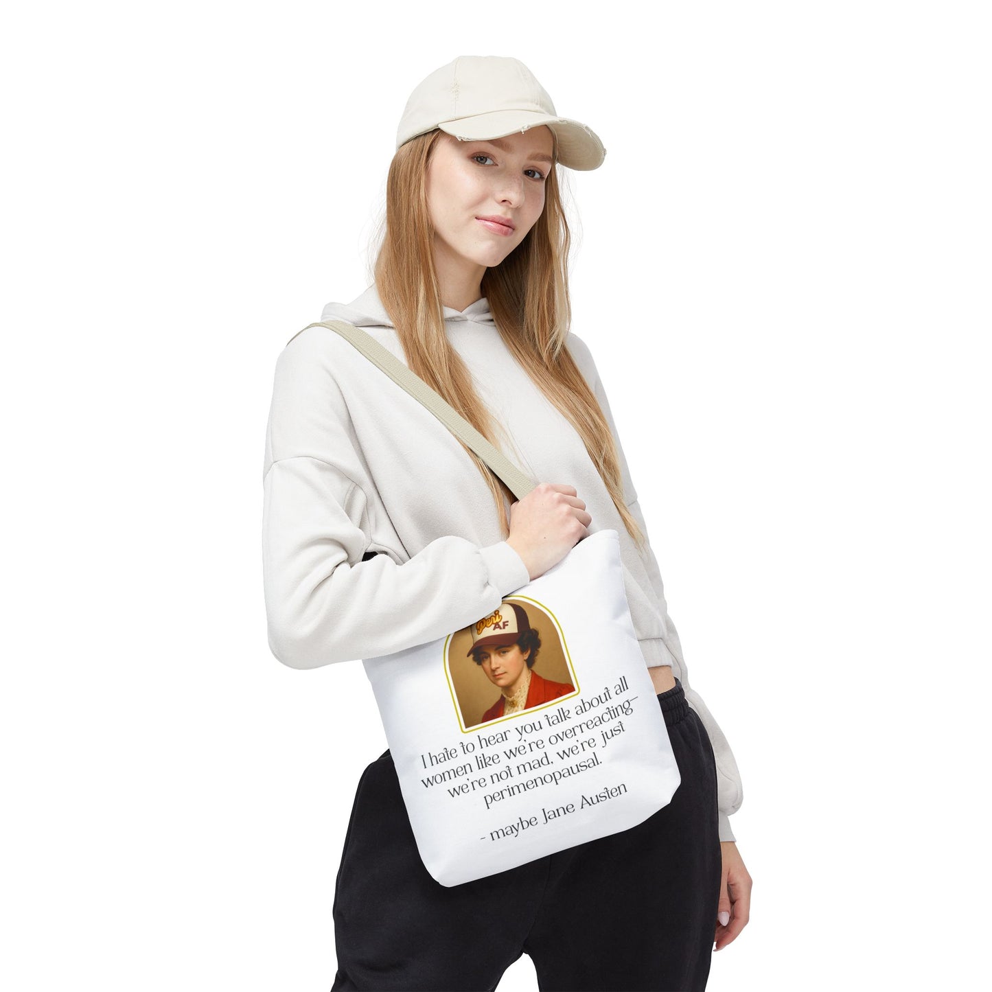 Sassy Tote Bag - 'Perimenopausal' Design for Strong Women