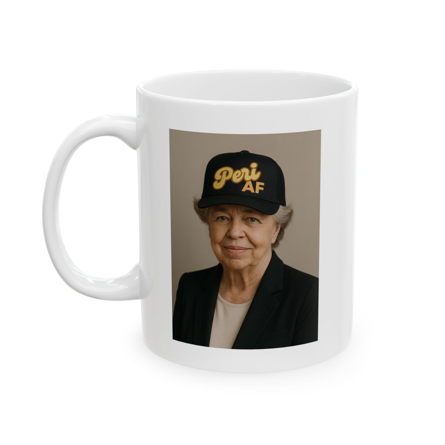 ☕ “Teabag Truth” Mug – Perimenopause Edition