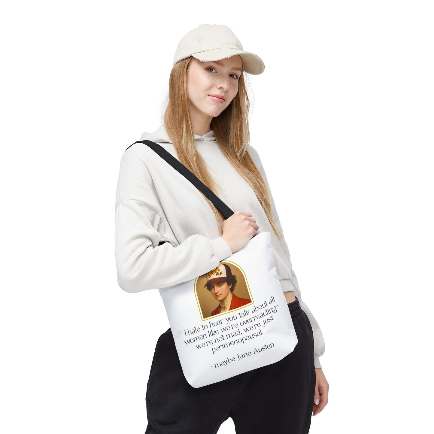Sassy Tote Bag - 'Perimenopausal' Design for Strong Women