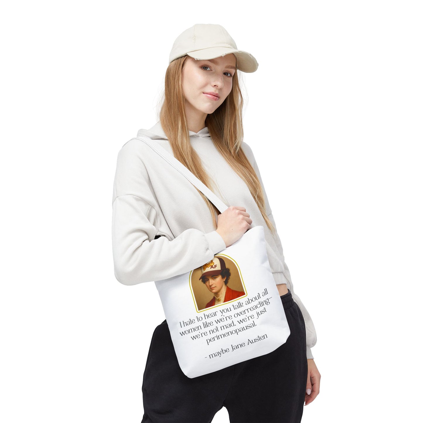 Sassy Tote Bag - 'Perimenopausal' Design for Strong Women