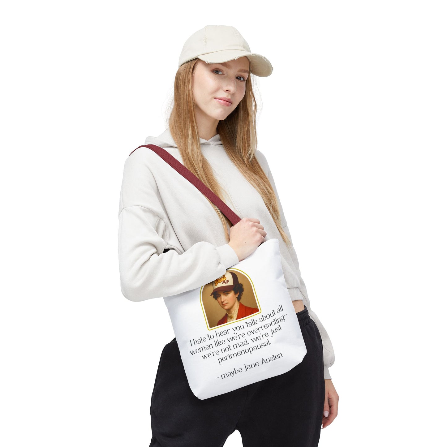 Sassy Tote Bag - 'Perimenopausal' Design for Strong Women